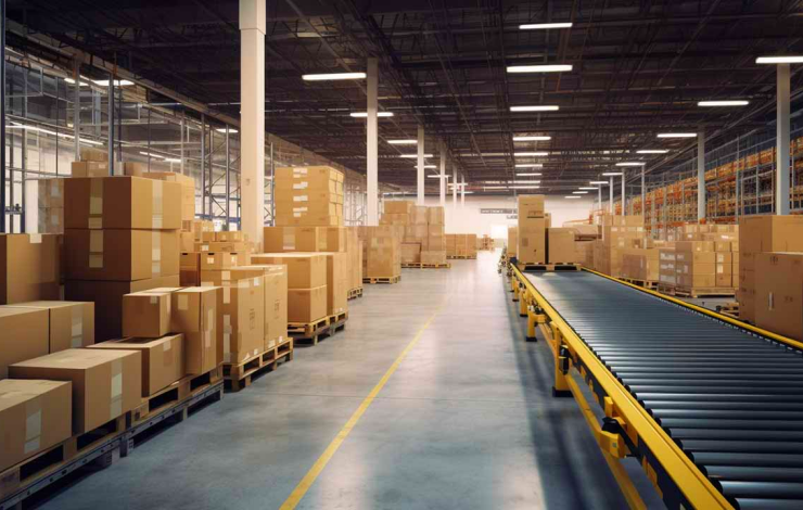 Streamline your FBA Business with Express Prep - Warehouse with boxes ready to ship